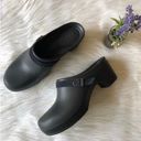 Crocs Sarah Sandal Clog Mules Heeled Sz 9 Photo 1