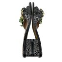 Betsey Johnson  Milley Slides Sandals 9 Chain Scarf Photo 2