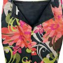 Trina Turk  Womens Kael Floral Straight Pencil Skirt Back Zip Pink Black Size 6 Photo 8