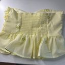 strapless yellow top Size XS Photo 1