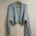 Urban Outfitters  Blue Sydney Cropped Cardigan Sweater Sz M Photo 1