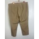 Ralph Lauren Lauren  Tan Side Zip Cropped Pants Size 18 Photo 3