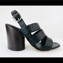 Salvatore Ferragamo  Trezze 85mm Block Heel Slingback Leather Sandals Size 7 Photo 0