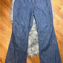 Lane Bryant  Trouser Blue Chambray Pants Size 14 Photo 0