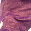 DKNY VINTAGE  JEANS Purple/gold sparkle top Photo 6