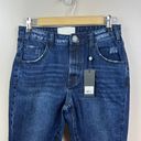 One Teaspoon  Freebirds Jeans Size 26 High Rise Dark Wash Distressed Frayed Hem Photo 4