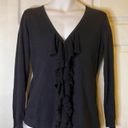 DKNY  black medium cardigan Sweater‎ women M excellent 059302 Photo 6