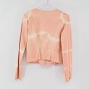 Skinny Girl New  Jeans Jacket Womens Size M Pink White Tie Dye Faux Leather Moto Photo 4