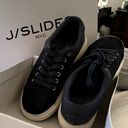 J/SLIDES NYC J/SLIDES DANIA PLATFORM SUEDE SNEAKERS Photo 53