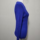 Nine West  Blue Ribbed Crewneck Sweater Size XXL Photo 2