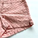 Old Navy  Pink Eyelit Mid Rise Shorts Sz 0 Photo 1