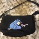 Disney Beautiful  Eeyore Small Black 3-1 Wristlet, Shoulder & Handbag Photo 0