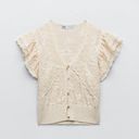 ZARA Pointelle Knit Top Photo 0