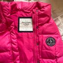 Abercrombie & Fitch Pink Puffer Vest Photo 0