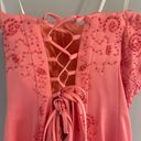 Cache Women’s Vintage pink rhinestones strapless  prom dress size 9/10 Photo 8