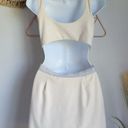 Outdoor Voices , Court Creamy White Cut Out Skort Tennis Dress, Size Medium Photo 5