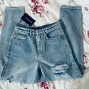 Pretty Little Thing NWT  Distressed Mom Jeans Photo 0
