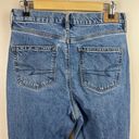 American Eagle  Curvy 90s Bootcut Jeans Size 8 High Rise Distressed Blue Denim Photo 7