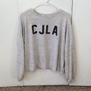 Carly Jean Los Angeles Light Gray Carley jean Angeles crewneck Photo 0