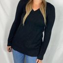 DKNY  Jeans Long Sleeve V Neck Sweater Photo 4