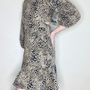 Maeve NWT  By Anthropologie Brown & Black Leopard Animal Print Cut-Out Mini Dress Photo 2