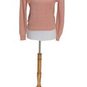 Harper Helen  Puffy Sleeve Sweater Pink Size S Vintage 80s Pastel Boho Spring Photo 2