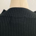 Mixit Vtg Mix It Silk Turtleneck Women's Large Black Long Sleeve Pullover Ribbed Photo 5