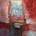 Eddie Bauer Women’s , blue and maroon plaid fleece pull over size M Photo 1