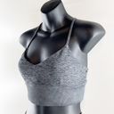 Alo Yoga ALO Alosoft Lavish Sports Bra and Highlight 7/8 Leggings Set Dark Heather Gray Photo 9