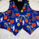 Basic Editions  Vintage Plus Halloween Witch Pumpkin Printed Vest Photo 1