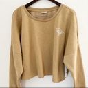 Abound NWT  Tan Cropped Graphic Pullover “Grand Slam” Sweatshirt Sz 3X Photo 3