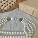 American Vintage Vintage “Fatima” Four Strand White Necklace Classic Style Neutral Bridal Choker Photo 10