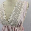 Dior Vintage Miss  Pink White Lace Tie Side Nightie Small Photo 1