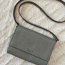 Kate Spade  Grey Leather Crossbody Perry Gray Purse Photo 6