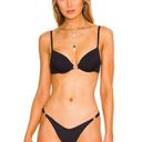 l*space L* Stardust Bikini Top in Black XLarge New Womens Swimsuit Photo 0