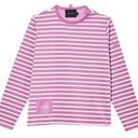 Marc Jacobs  The Striped T-Shirt in Cyclamen Pink Multi in Size XS Photo 0