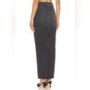 Good American NWT  Maxi Denim Skirt in Black Sz 8 Photo 3