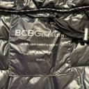 BCBGenerations Puffer Jacket Black Ultra Lightweight Packable Zip Front Hood Photo 8