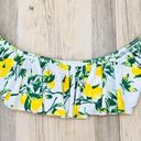 Cabana Del Sol  Lemon Ruffle swim top Medium Photo 2