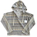 O'Neill NWT O’Neill Rosarito Hoody Women’s Size Medium Striped Minimalist Boho Comfort Photo 3