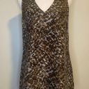 W By Worth W Worth brown & gray leopard print silk sleeveless blouse size 2 Photo 1