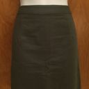 Old Navy Khaki Green  Accordion Pleated Pencil Skirt Size 6 Photo 2