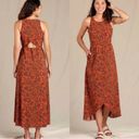 Toad & Co  Sunkissed Maxi Dress Women’s Size Small Pockets Fall Color Wrap Photo 2