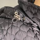 Gallery Quilt Hooded Jacket Black With Gold Hardware Size Small Photo 6