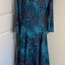 Natori  Cheetah Print Crepe Dress Size 4 Photo 0