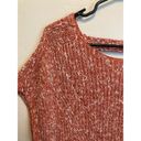 Pilcro  Anthropologie Light Orange Knit Sweater Short Sleeve Open Back Top XSP Photo 3