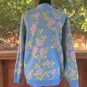 Urban Outfitters  Women's Blue Floral Cardigan Sweater Size S Photo 2