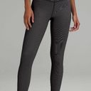 Lululemon  Base Pace High-Rise Tight 25” Two-Toned Ribbed in Black/Gull Gray Photo 0