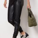 Commando  Black Faux Leather Joggers Size Small Photo 12