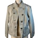 Christopher & Banks Christopher‎ and Banks Military Style Jacket Gray Womens Size Medium Photo 0